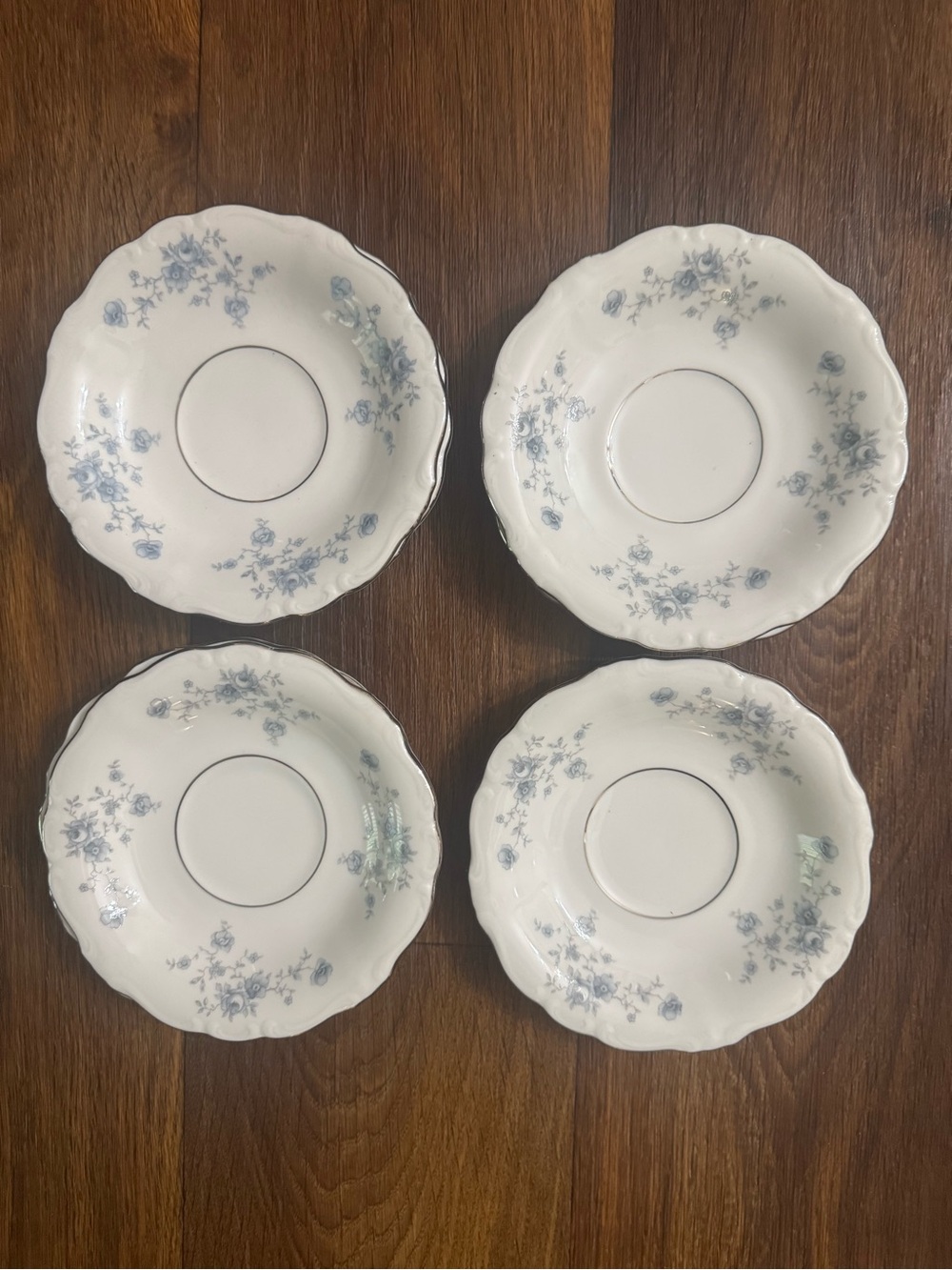 Johann Haviland Bavaria Germany 6” Saucer - Set of 7